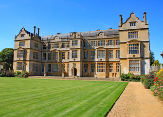 English stately home near Yeovil in Somerset, England