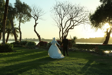 bride and groom at a wedding