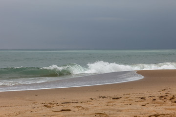 Waves in a bay, Northern Spain