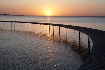 sunrise on the sea