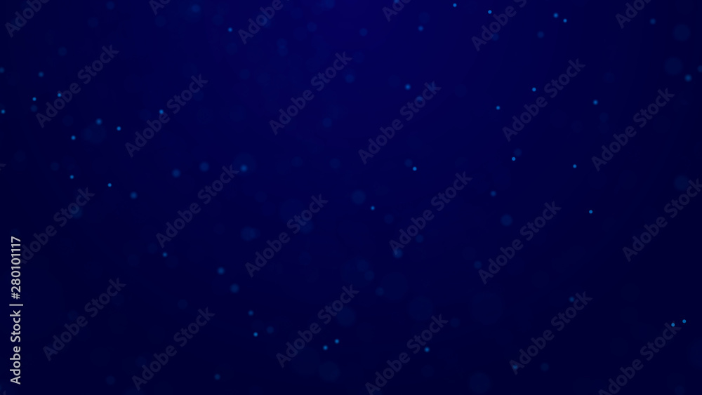 Poster Abstract background of dust particles. Illustration of the cosmos. 3d rendering.