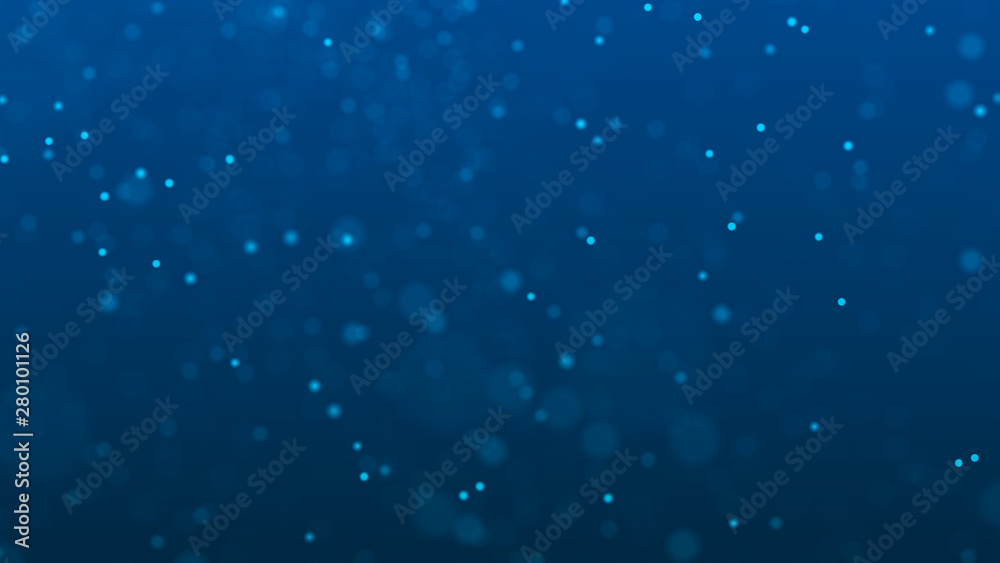 Poster Abstract background of dust particles. Illustration of the cosmos. 3d rendering.