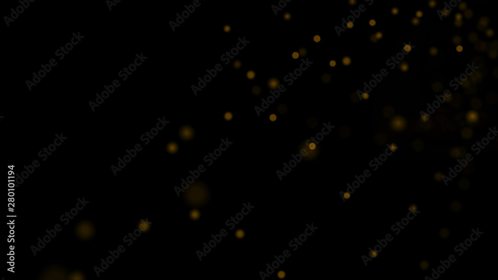 Poster Abstract background of dust particles. Illustration of the cosmos. 3d rendering.