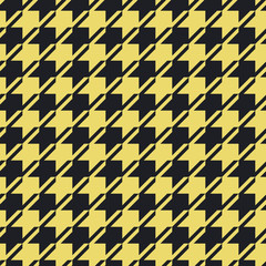 Seamless black and gold vintage textile fashion fabric op art pattern vector