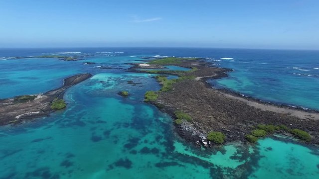 Galapagos - Isabela Island  ecuador aerial view