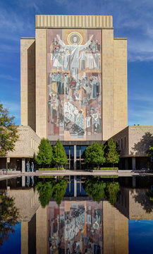 Word Of Life Mural On The Campus Of Notre Dame University