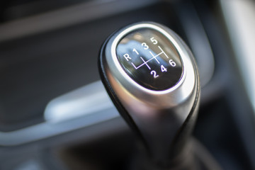 Obraz premium car gear shift lever, auto