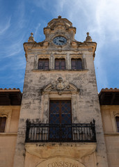 Fototapeta premium historical center of the old medieval town of Alcudia, Mallorca