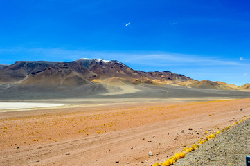  Road through the Atacama desert, Chile.