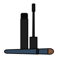 eyelash make up drawing icon