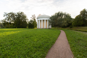 temple of friendship in Pavlovsk Park 