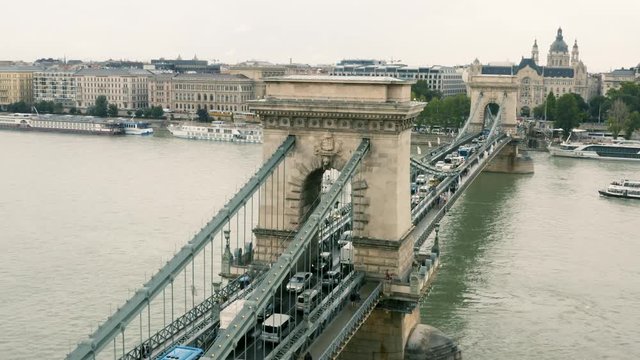 Chain Bridge over the Danube in Budapest