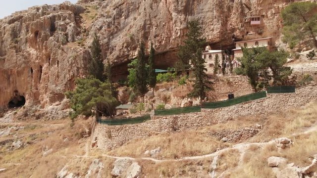 En Prat Nature Reserve. The Faran Monastery. Israel. Palestine.