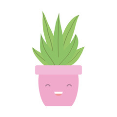 house plant kawaii comic character