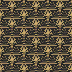Art Deco Seamless Pattern in Retro Style