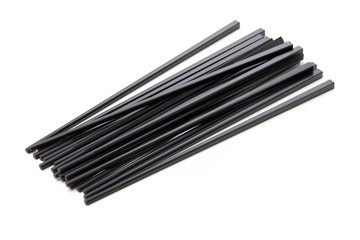 Chopsticks on a white background 