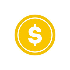 Logo coin vector. Investment logo. Financial or business concept.