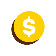 Logo coin vector. Investment logo. Financial or business concept.