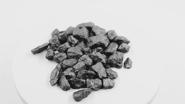 brazilian niobium isolated on white background