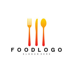 Modern Food logo designs. Restaurant logo symbol - vector