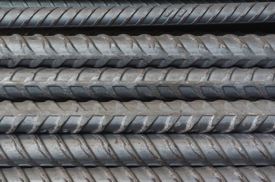 rebar steel for construction pattern