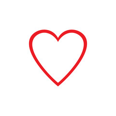 Simple Love Logo Design - Vector