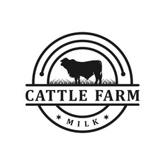 angus cow logo your company