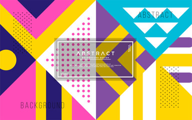 Abstract geometric background with modern shape