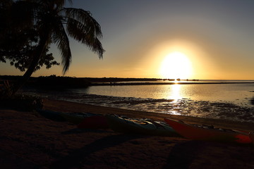 Merveille avant la tombée de la nuit