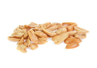 peanuts isolated on white background