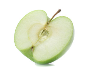 Green apple isolated on white background