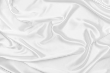 White satin fabric texture background