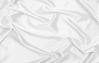 White satin fabric texture background