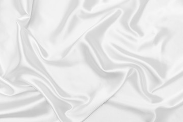White satin fabric texture background