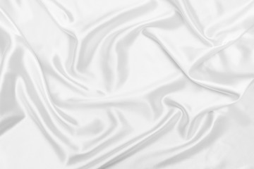 White satin fabric texture background