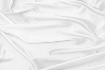 Obraz premium White satin fabric texture background