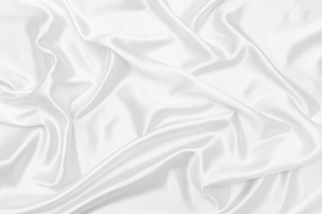 Obraz premium White satin fabric texture background
