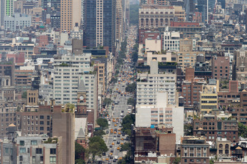 Fototapeta premium New York City Manhattan midtown buildings skyline