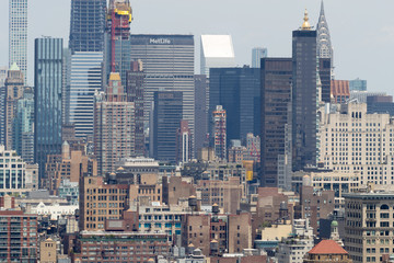 New York City Manhattan midtown buildings skyline