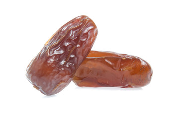 Dates palm isolated on white background