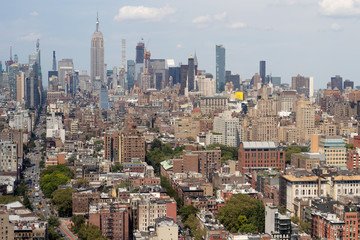 Obraz premium New York City Manhattan midtown buildings skyline