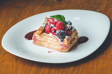 postre de frutas