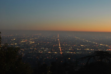 Los Angeles Sunset Skyline