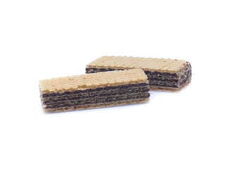 Wafers stick isolated on white background