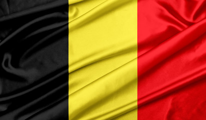 Fototapeta premium Flag of Belgium