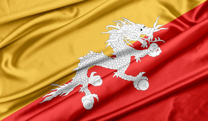 Flag of Bhutan