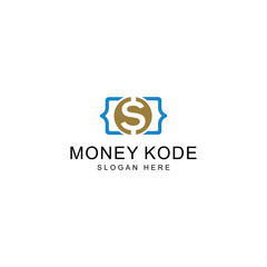 money code logo template icon design - vectorPrint