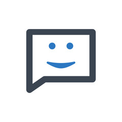 Happy feedback icon