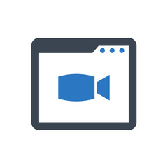 Online video icon