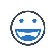 Smile emoticon icon